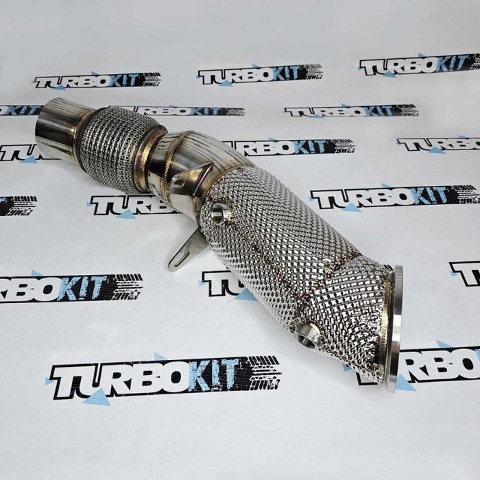 ДаунПайп BMW N55 F01 F10 F07 F12 F13 E70 F15 Downpipe Heat shield