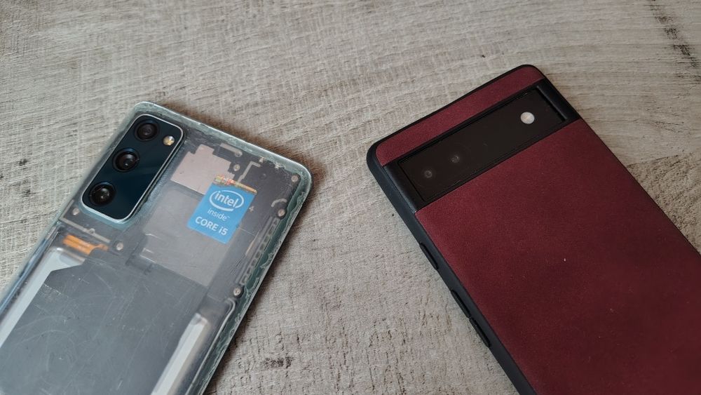 S20fe (Snapdragon) + pixel 6a
