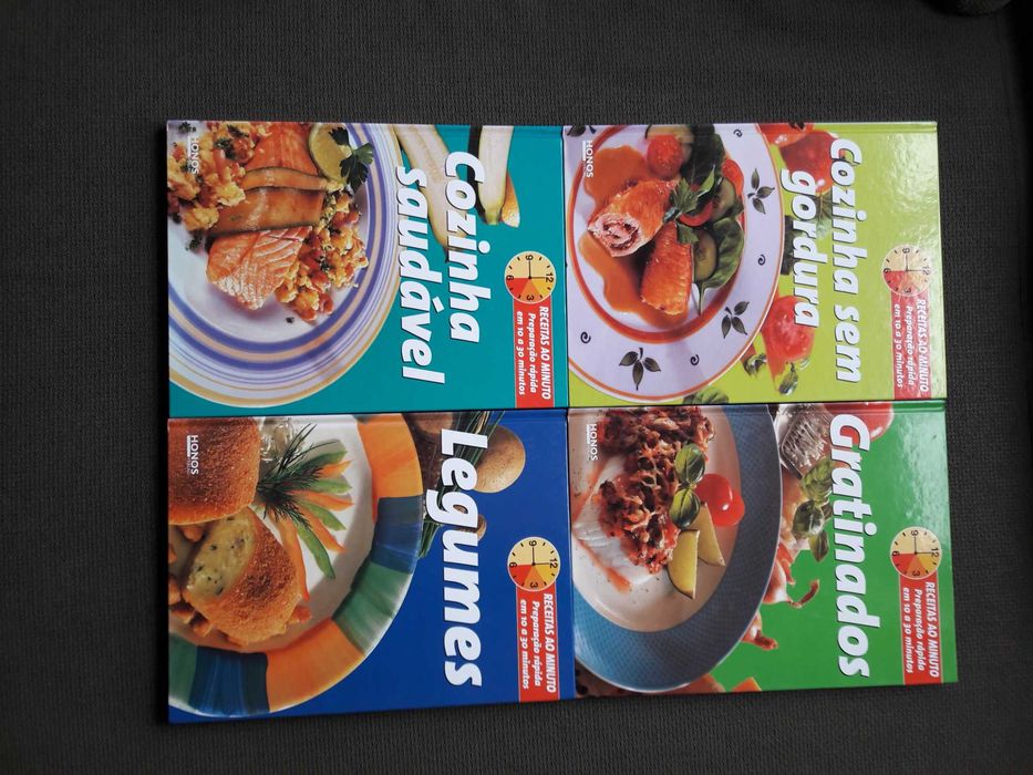 Livros cozinha como novos