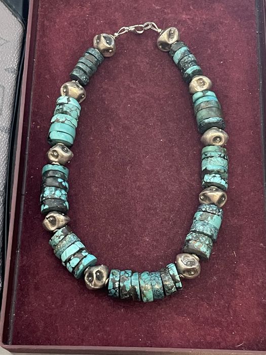 Naszyjnik turkus kamień naturalny