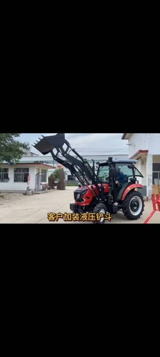 Ciągniki 50 HP napęd 4WD ładowacz czołowy kabina z klimą i ogrzewaniem