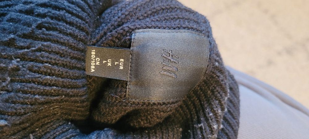 Sweter z golfem H&M rozm L czarny