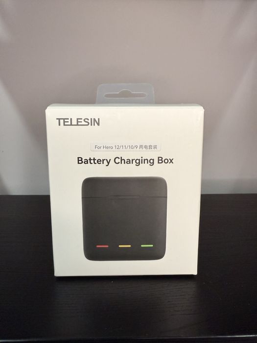 Зарядний бокс TELESIN для акумуляторів GoPro Hero 12/11/10/9