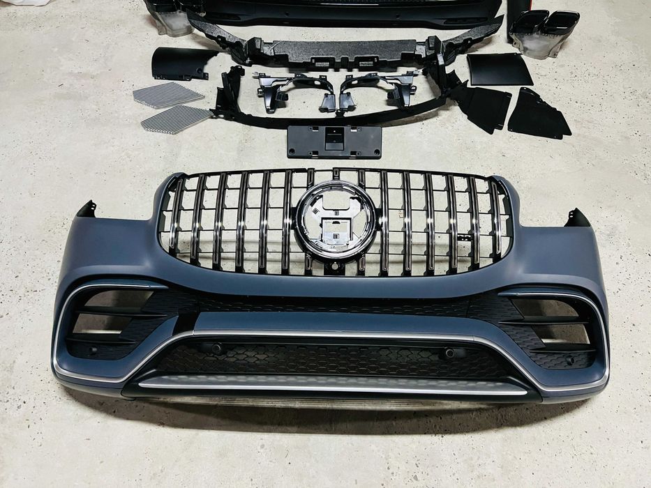 Обвес mercedes gls x167 стиль GLS 63 AMG Бампер диффузор