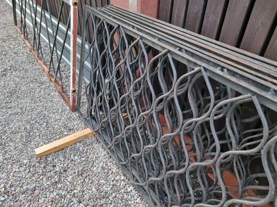 Przęsła metalowe na bramę, ogrodzenie, płot, kraty