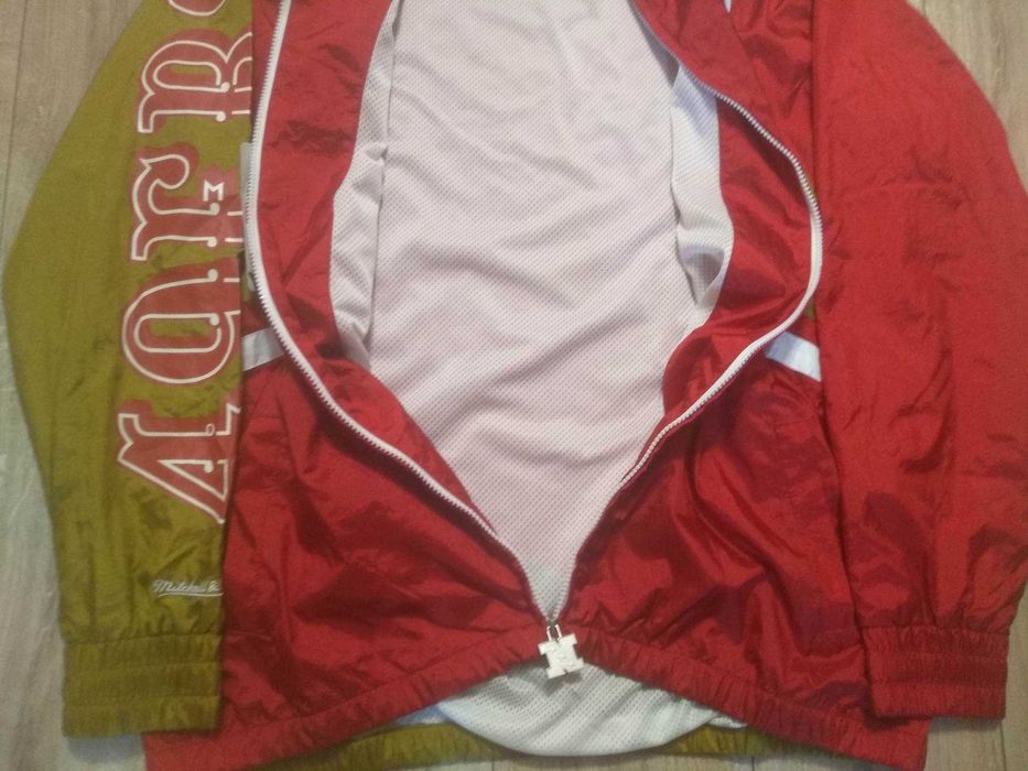 Mitchell & Ness San Francisco 49ers Full Zip NFL Windbreaker LNowa