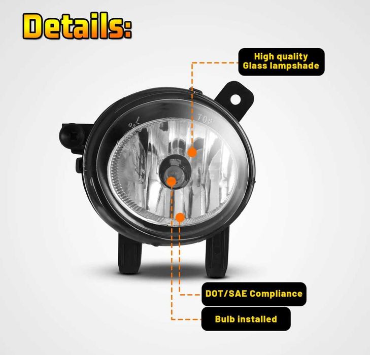 Протитуманні фари Winjet BMW F20 F22 F30 F32 птф противотуманки