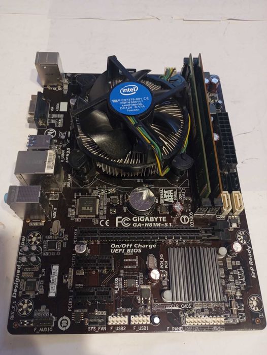 Комплект Socket 1150 Gigabyte GA-H81M-S1/Core i5-4570/DDR3 8 GB