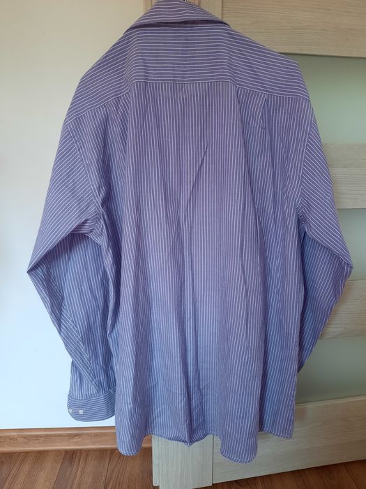 Fioletowa koszula w paski XL