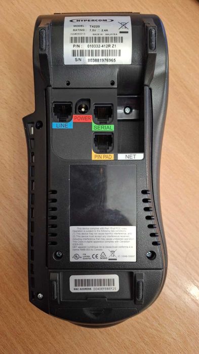 POS терминал. Hypercom T4220. Terminal POS