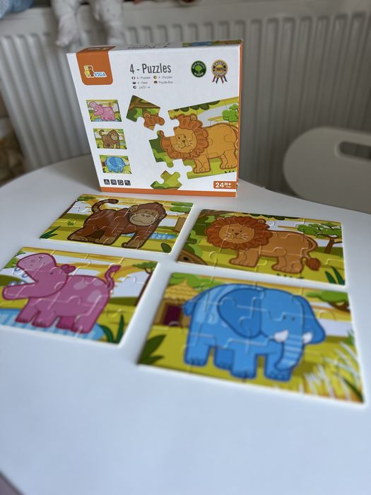 Набор деревянных пазлов VIGA TOYS Джунгли