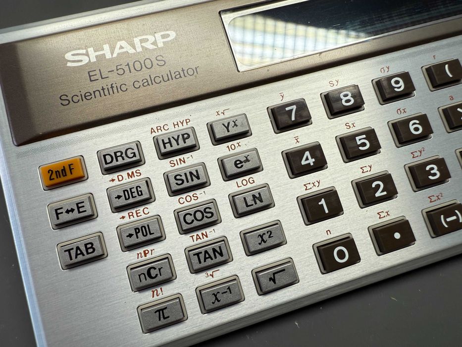 Stary kalkulator Sharp EL-5100S Trzebnica • OLX.pl