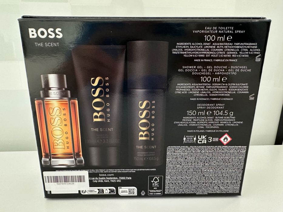 Coffret Boss The Scent For Him Eau de Toilette 100ml Original Novo c/Fatura