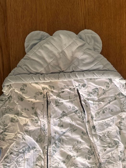 BabySteps Kocyk do fotelika Natura Eucalyptus Gray