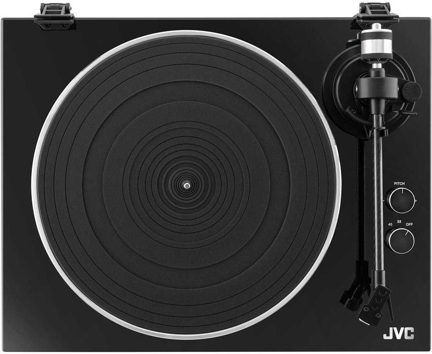 Gramofon JVC AL-E534B Czarny, Manual, przedwzmacniacz,nowy