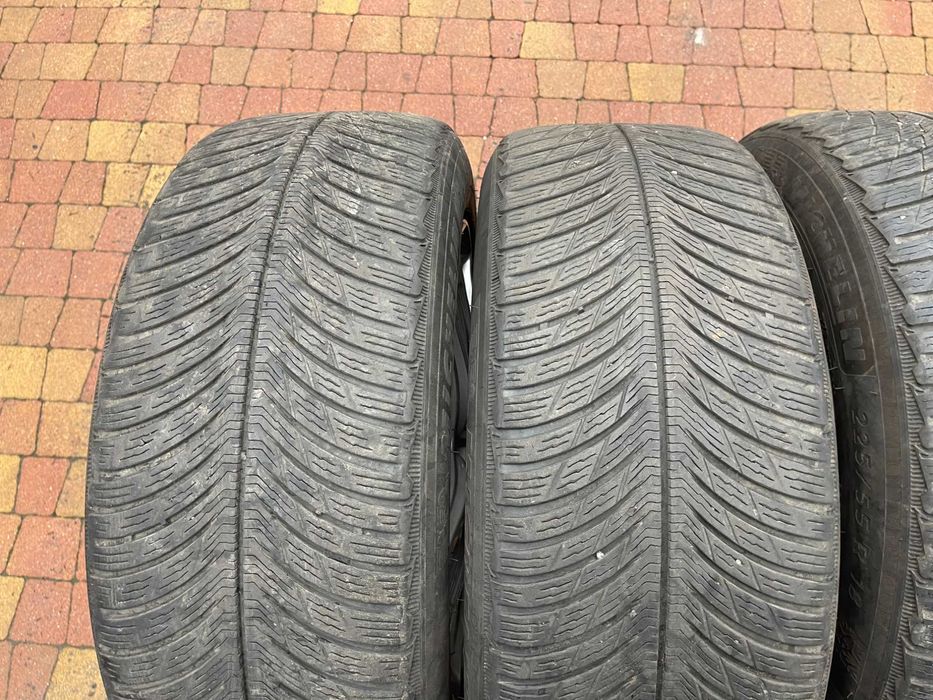 3662. Opony zimowe 225/55/18 Michelin PA5 5.3/6.5mm cena za 4szt