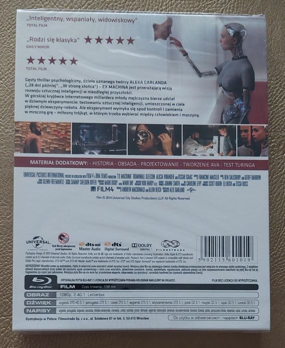 EX_MACHINA - Steelbook - PL - Wydanie polskie