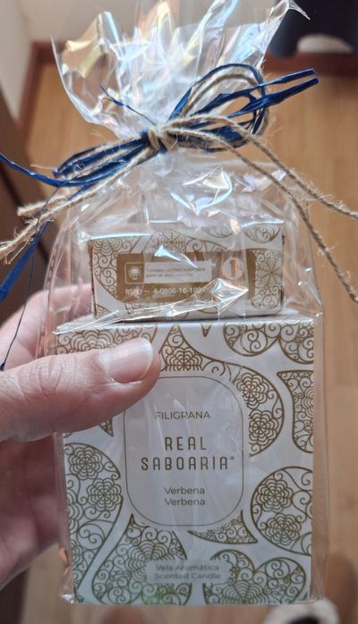 Vela aromatica + sabonete Real Saboaria-NOVO