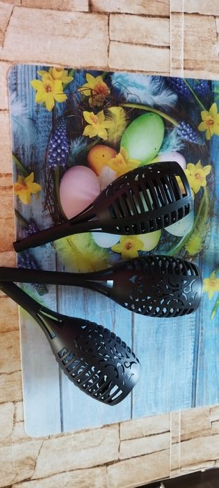 3 sztuki kloszy LED ogrodowych pochodnie