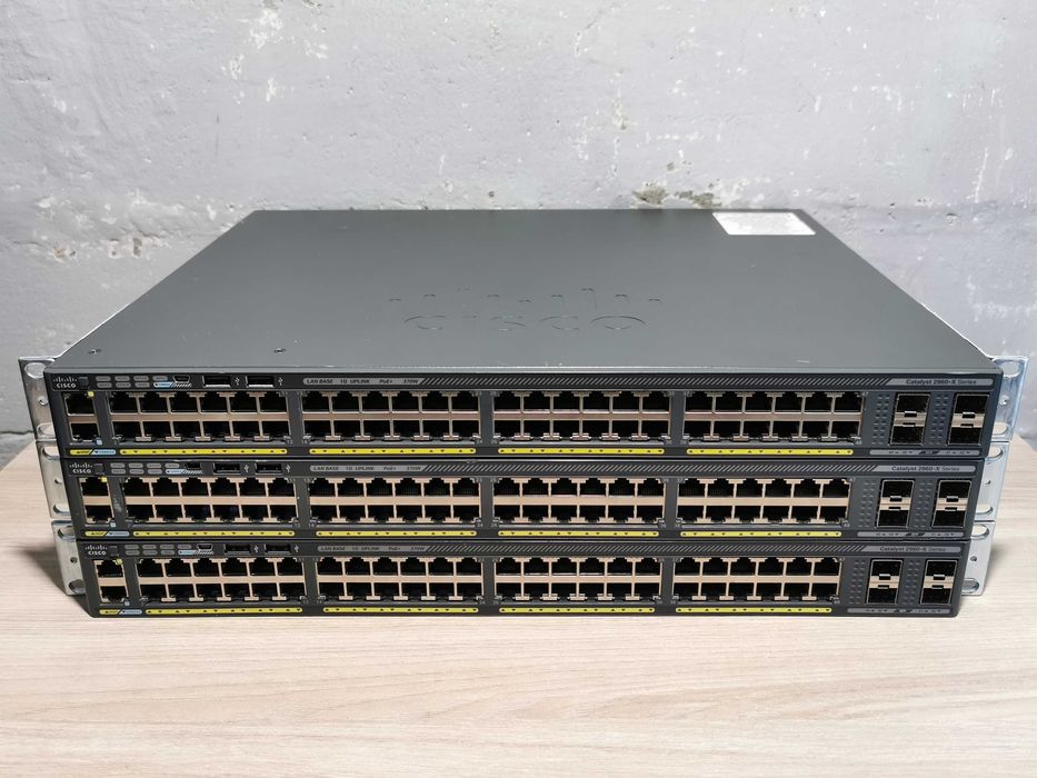 Гигабитный Poe Коммутатор Cisco WS-C2960X-48LPS-L(Poe) безнал/гарантия