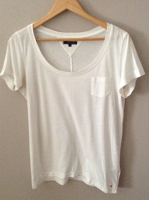 T-shirt branca Tommy Hilfiger
