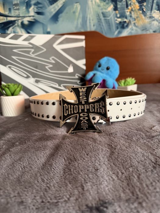 Ремінь Choppers white