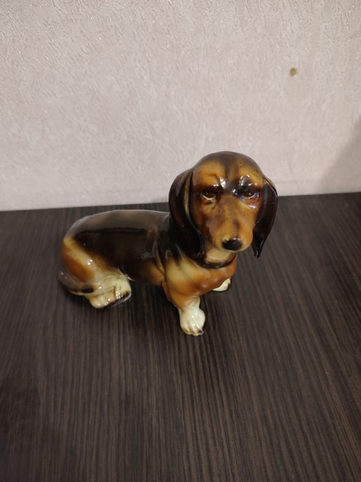 Статуетка Такса фарфор
