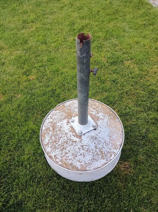 betonowy krąg do parasola ogrodowego