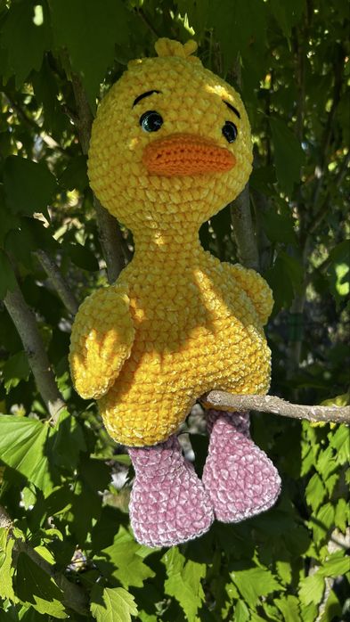 Pato naninha amigurumi