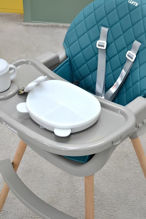 Стільчик для годування El Camino Me 1111 Lumi Teal столик з 6 місяців