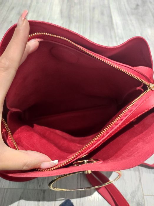 Torebka czerwona Chloe . Pasek polecam