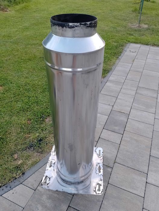 Przedłużenie komina ocieplane fi 140/210 stal nierdzewna kwasoodporna długość 100 cm
