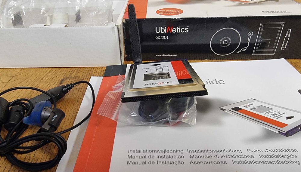 Interface PCMCIA karta tel. i modem GSM, UBI Netics GC201 do laptopa