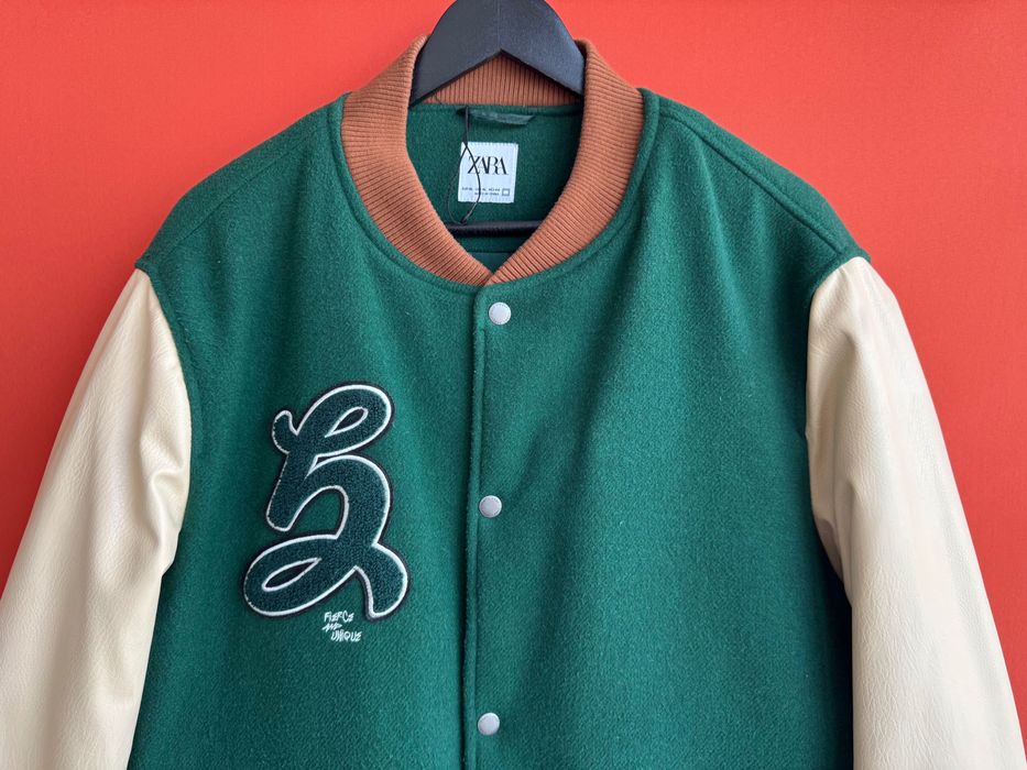 Zara Оригінал чоловіча куртка бомбер на осінь весну розмір XL