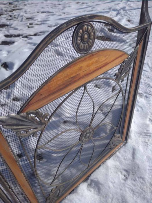 Решётка каминная экран кованый