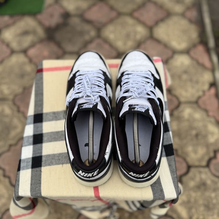 Кроссовки Nike Dunk Low Retro Black/White, 45,5 размер, Оригинал