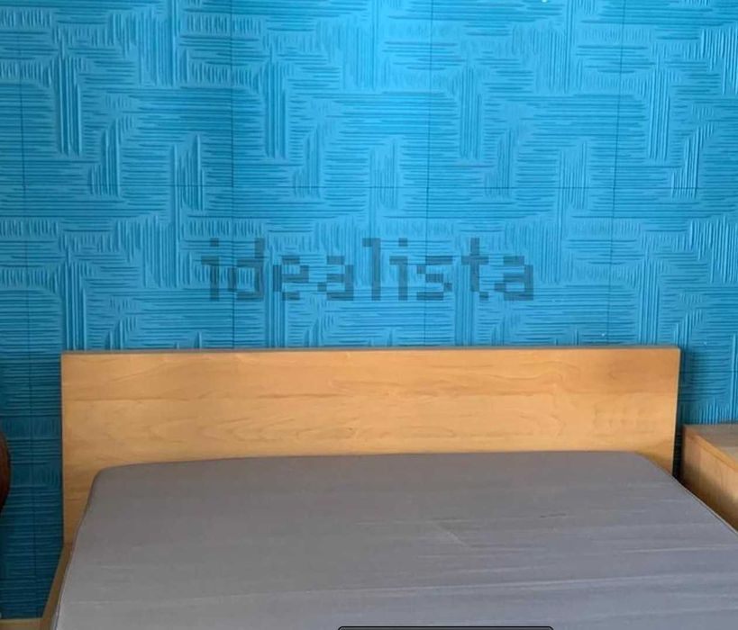 Cama MALM com estrado de ripas Sultan