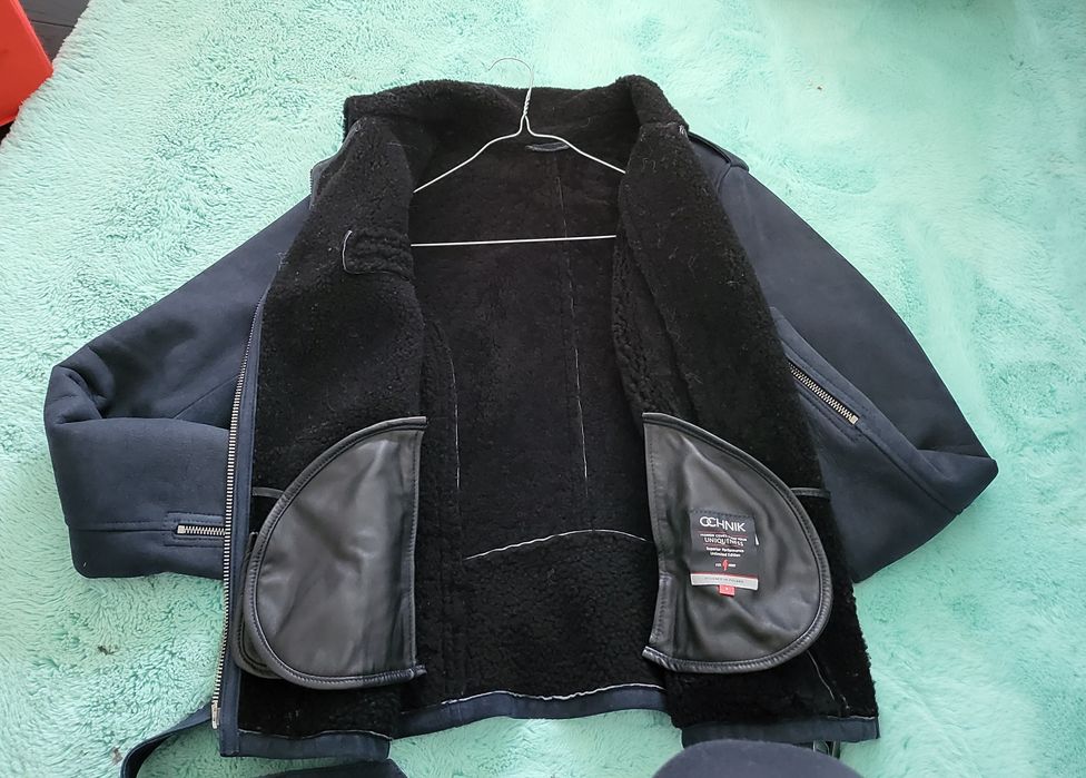 Naturalny kożuch damski ochnik S