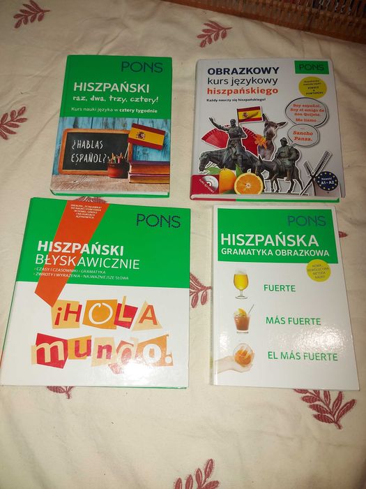 Książki do nauki hiszpańskiego komplet