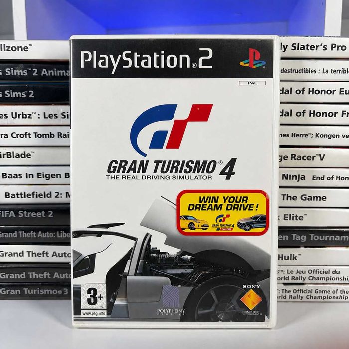 Гра Sony PlayStation 2 Gran Turismo 4 Б/У PS2 Оригінальна ігра Плейстешен 2 Гранд Турізмо 4 асортимент ігор пс2