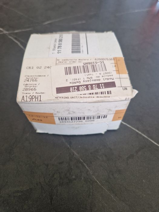 BMW G30  530d Wtryskiwacz adblu