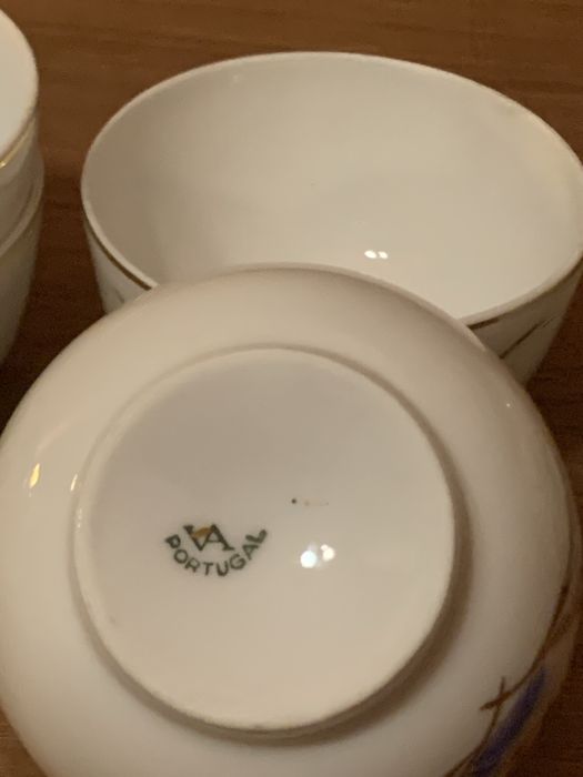 Tigelas Vista Alegre Dama Antiga