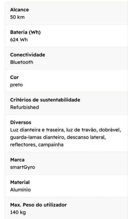 Trotinete semi-novo