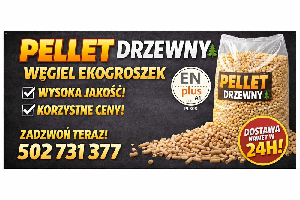 Pellet drzewny 6 mm Certyfikowany ENplus A1