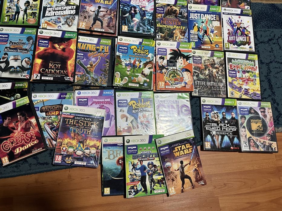 Кінект та диски до кінекту