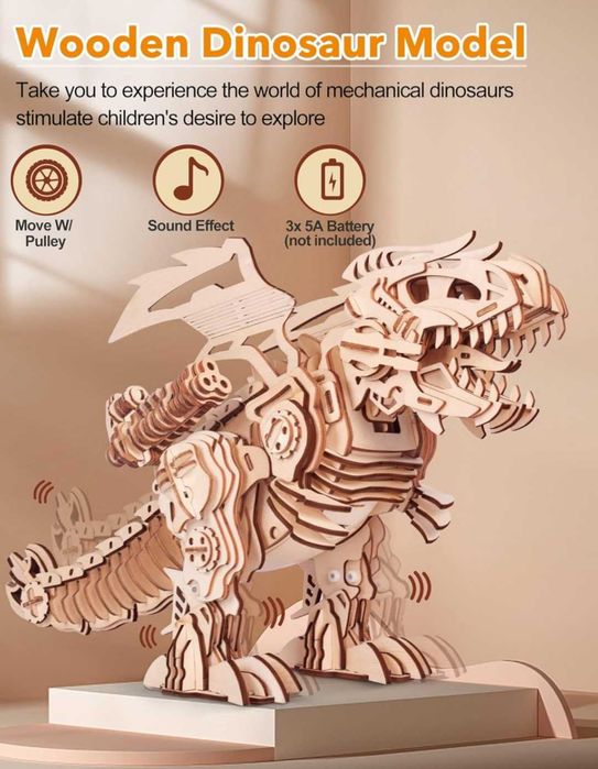 T-rex dinossauro de montar anda e faz barulho