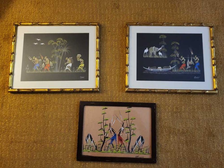 Coleção de 23 Quadros Batik