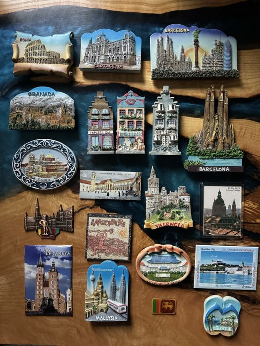 Магніти - країни, міста; магниты на холодильник - страны, города