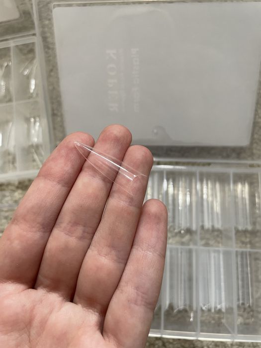 гелеві тіпси Designer/Koper, верхні форми для нарощування +подарунок