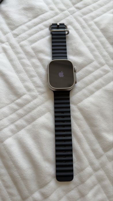 Apple Watch Ultra 49mm Titânio GPS + Cellular – Bateria 91% + 2 braceletes